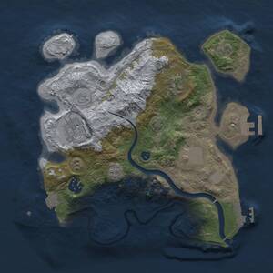 Thumbnail Rust Map: Procedural Map, Size: 2800, Seed: 525652588, 11 Monuments