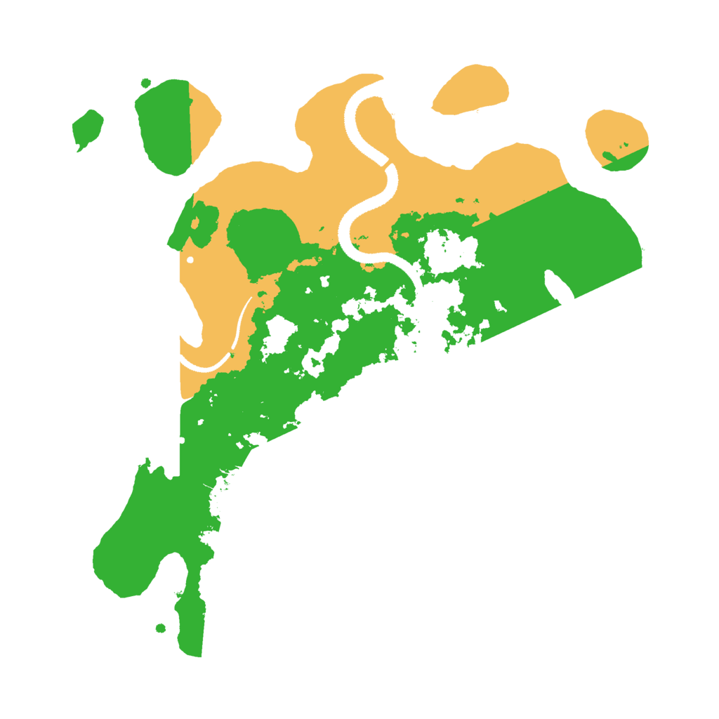 Biome Rust Map: Procedural Map, Size: 3000, Seed: 1195