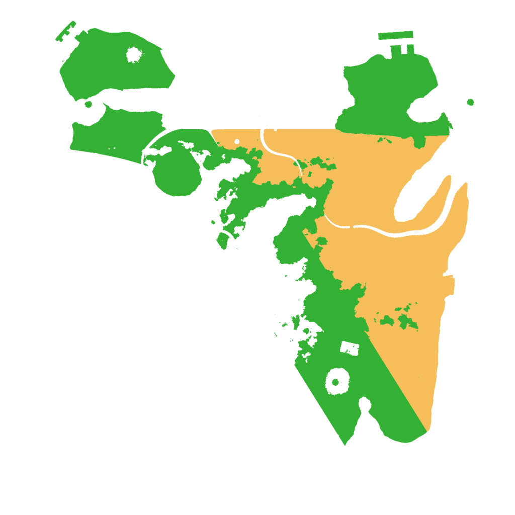 Biome Rust Map: Procedural Map, Size: 3000, Seed: 1539560865