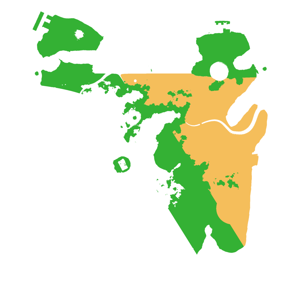 Biome Rust Map: Procedural Map, Size: 3000, Seed: 1539560865