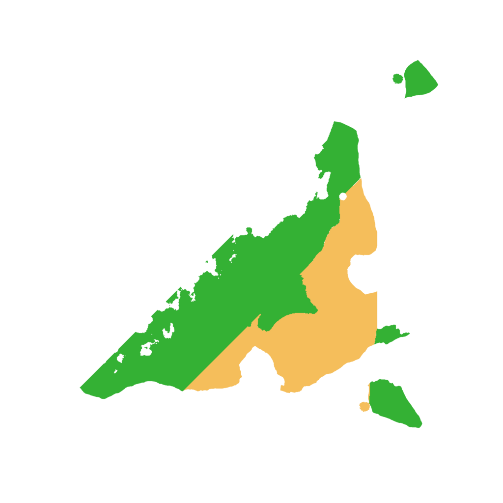 Biome Rust Map: Procedural Map, Size: 2000, Seed: 6482