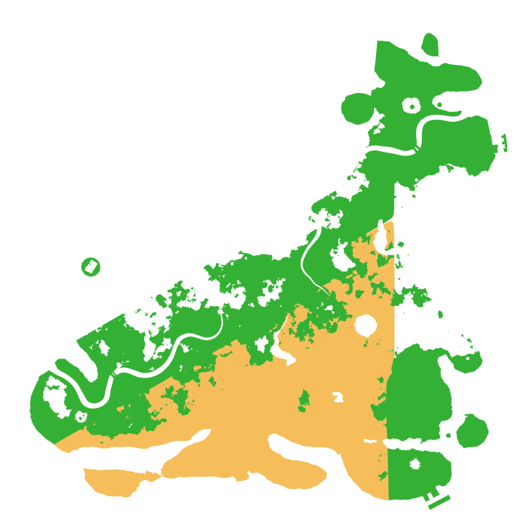 Biome Rust Map: Procedural Map, Size: 4500, Seed: 199719031