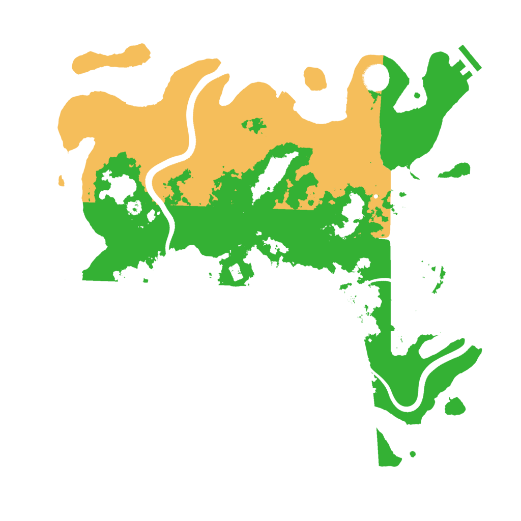 Biome Rust Map: Procedural Map, Size: 3500, Seed: 178791258