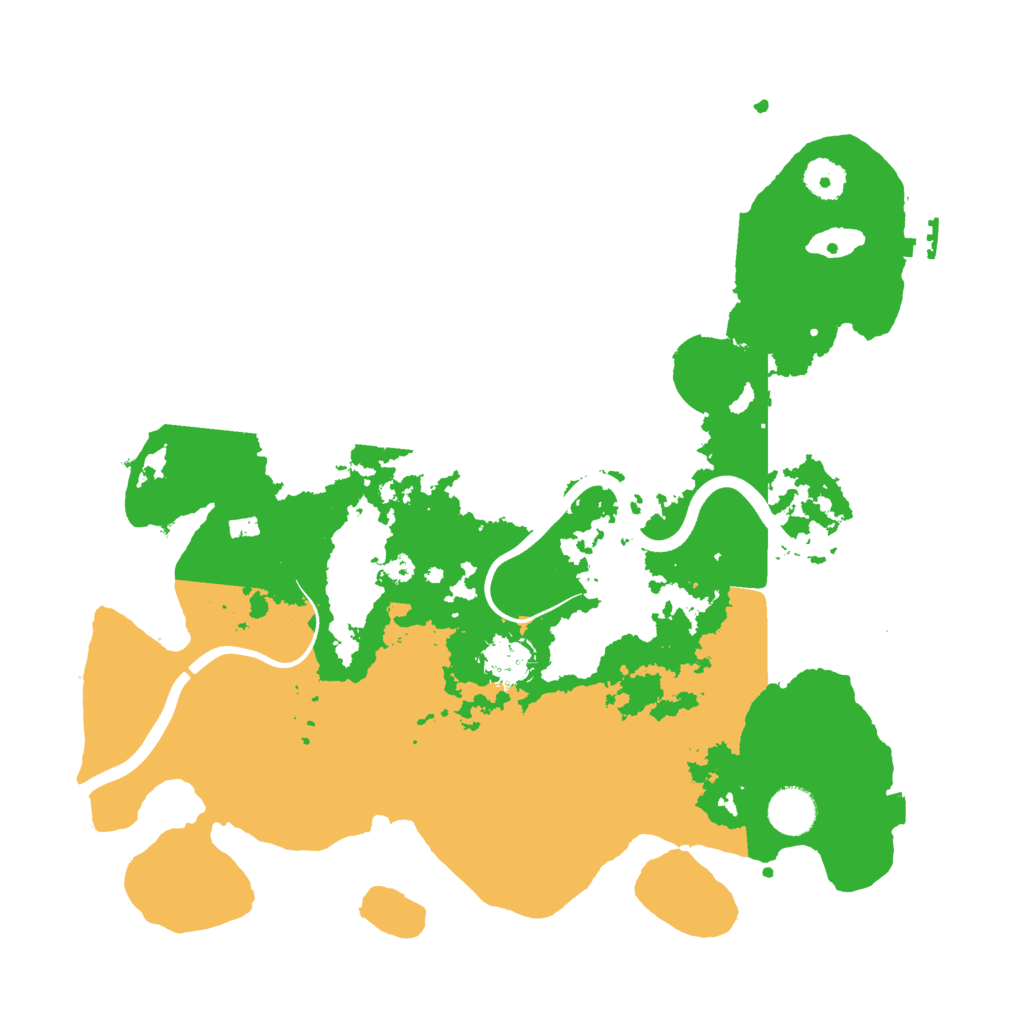 Biome Rust Map: Procedural Map, Size: 3750, Seed: 1185607438