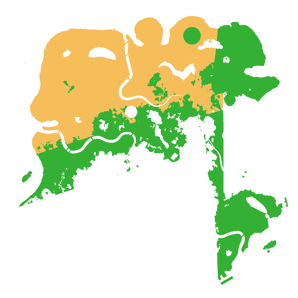Biome Rust Map: Procedural Map, Size: 4500, Seed: 1310695176