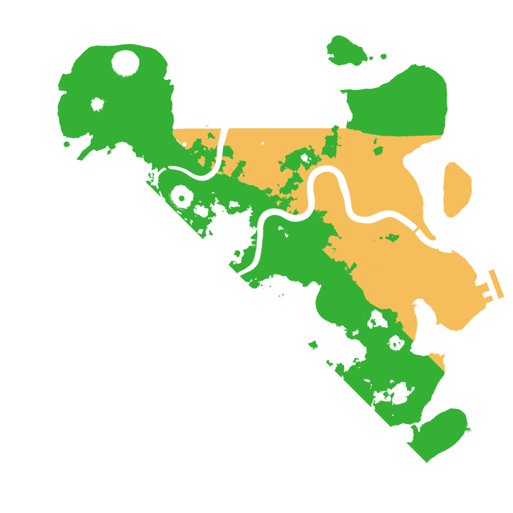 Biome Rust Map: Procedural Map, Size: 3500, Seed: 713765315