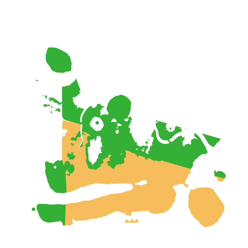 Biome Rust Map: Procedural Map, Size: 2800, Seed: 1624491238