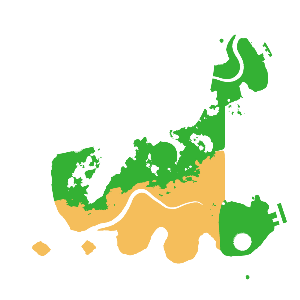 Biome Rust Map: Procedural Map, Size: 3000, Seed: 60408