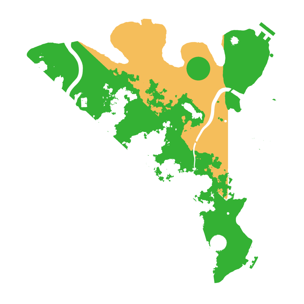Biome Rust Map: Procedural Map, Size: 3400, Seed: 2849