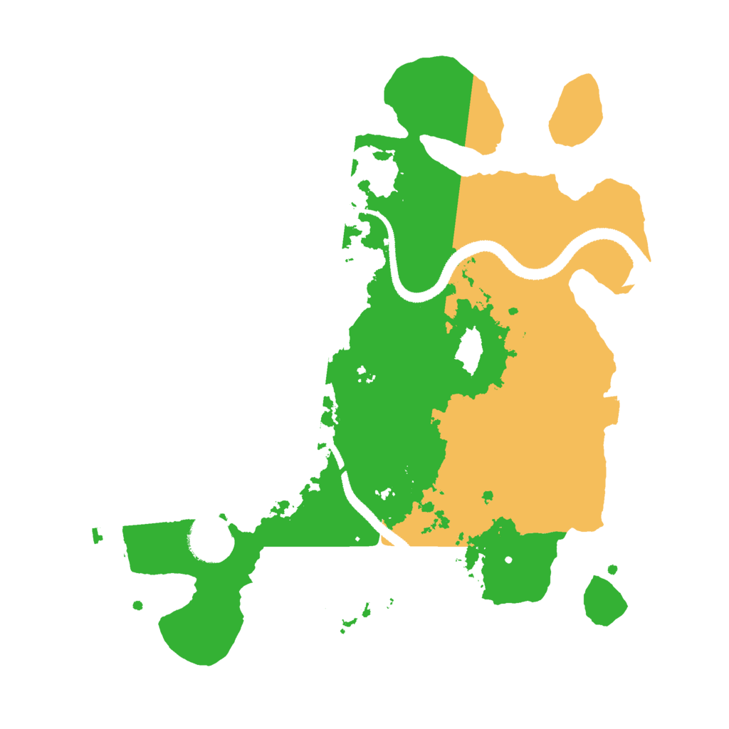 Biome Rust Map: Procedural Map, Size: 3000, Seed: 2134633063
