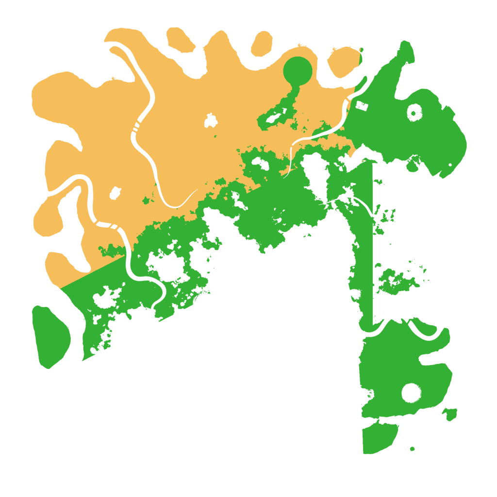 Biome Rust Map: Procedural Map, Size: 4500, Seed: 531531315