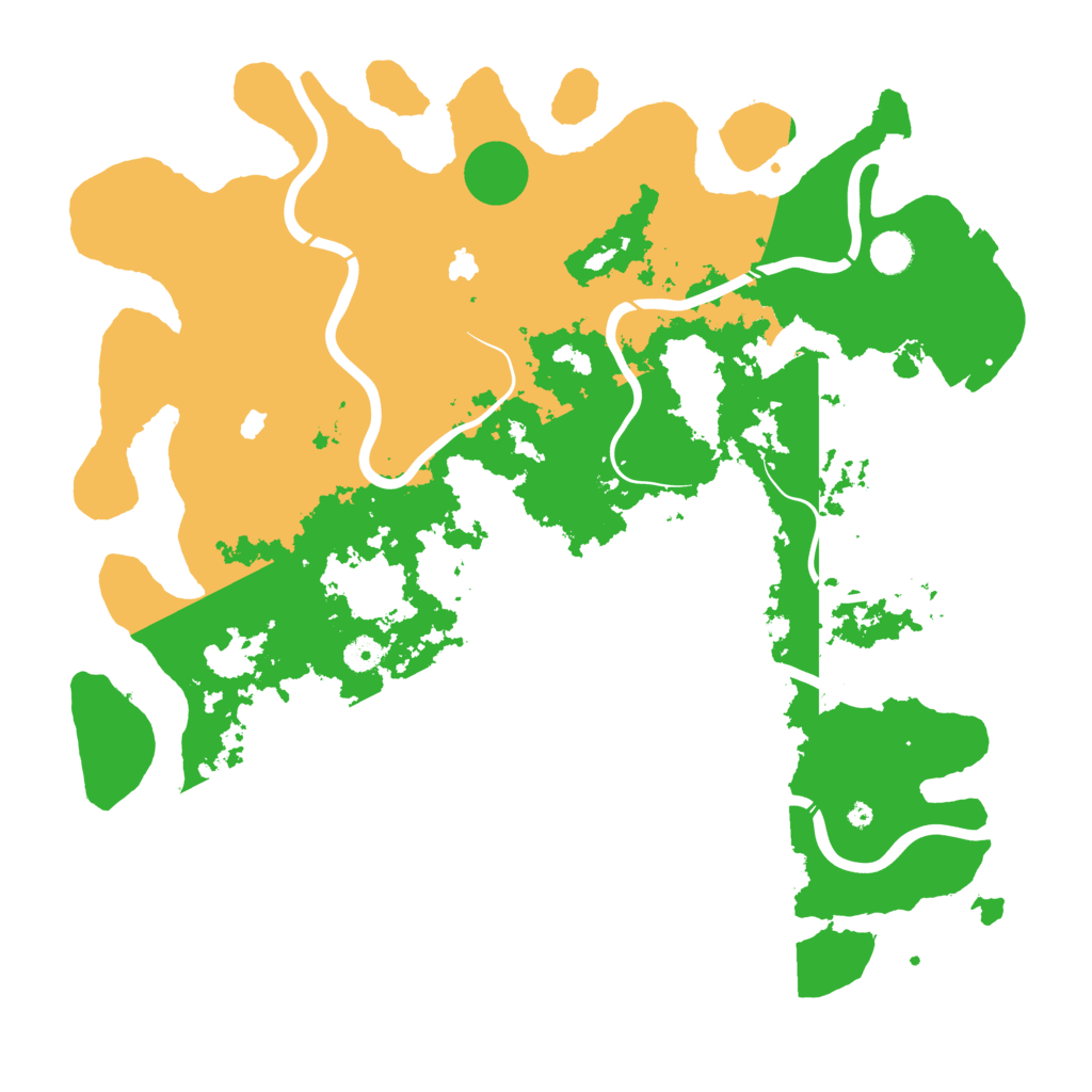 Biome Rust Map: Procedural Map, Size: 4500, Seed: 531531315