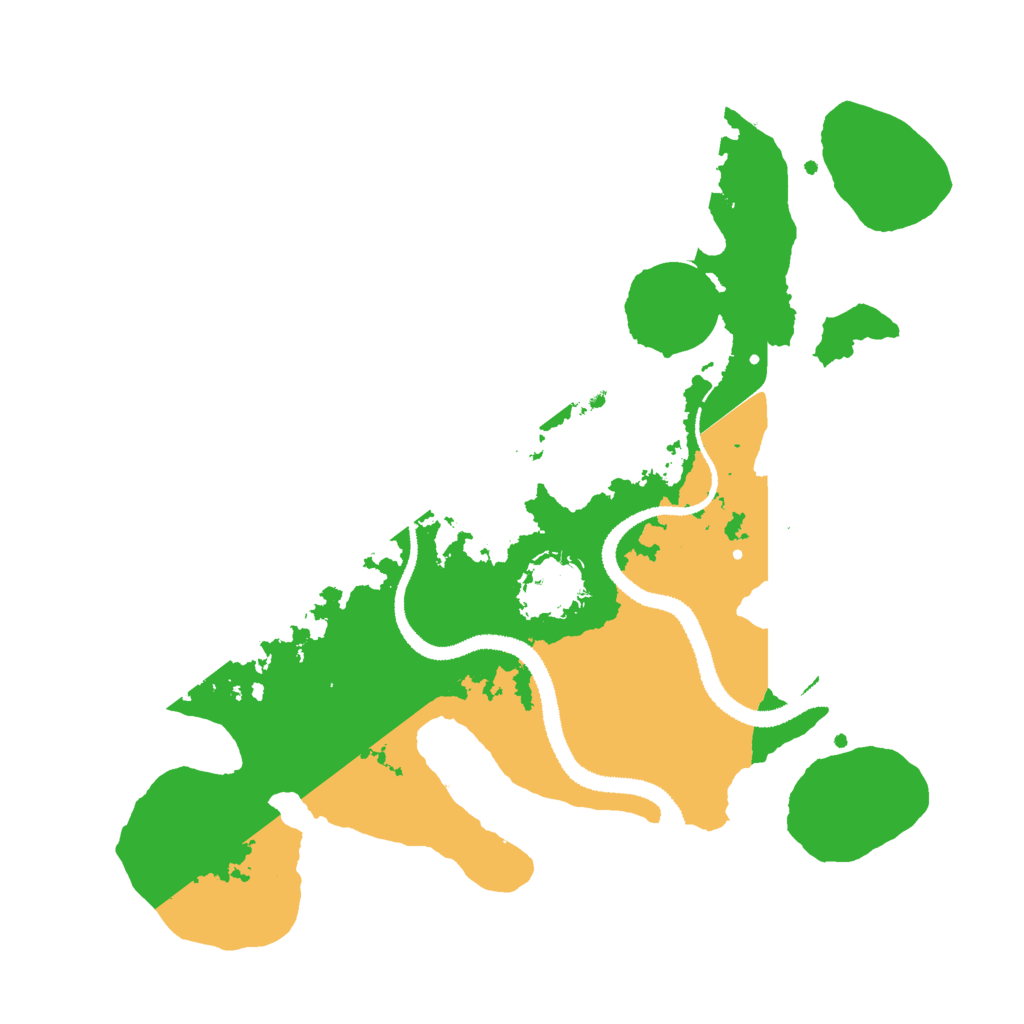 Biome Rust Map: Procedural Map, Size: 3000, Seed: 1287162191