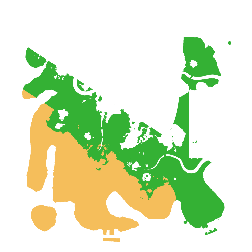 Biome Rust Map: Procedural Map, Size: 3000, Seed: 26905764