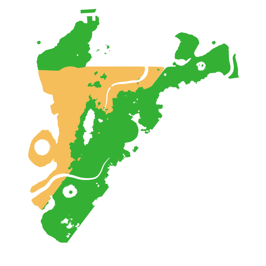 Biome Rust Map: Procedural Map, Size: 3000, Seed: 362869211