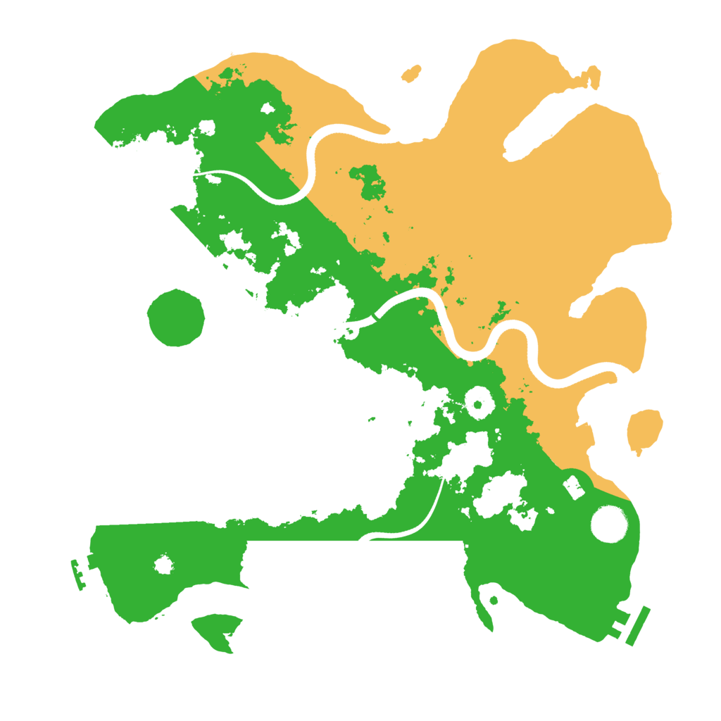 Biome Rust Map: Procedural Map, Size: 3500, Seed: 1340696960