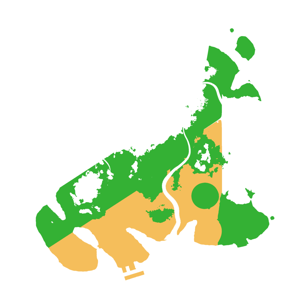 Biome Rust Map: Procedural Map, Size: 3000, Seed: 871819225