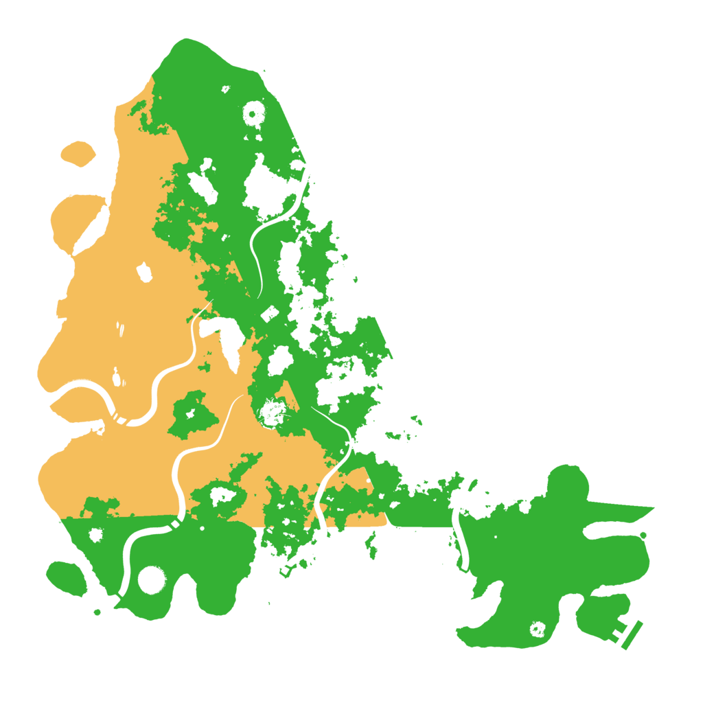 Biome Rust Map: Procedural Map, Size: 4450, Seed: 6327