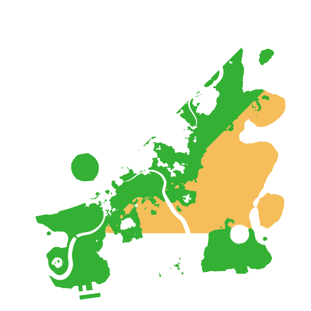 Biome Rust Map: Procedural Map, Size: 3000, Seed: 156294758