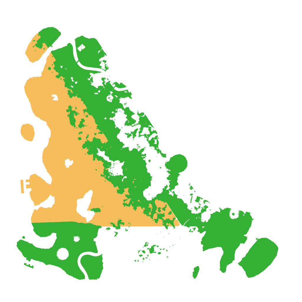 Biome Rust Map: Procedural Map, Size: 4500, Seed: 1063170782