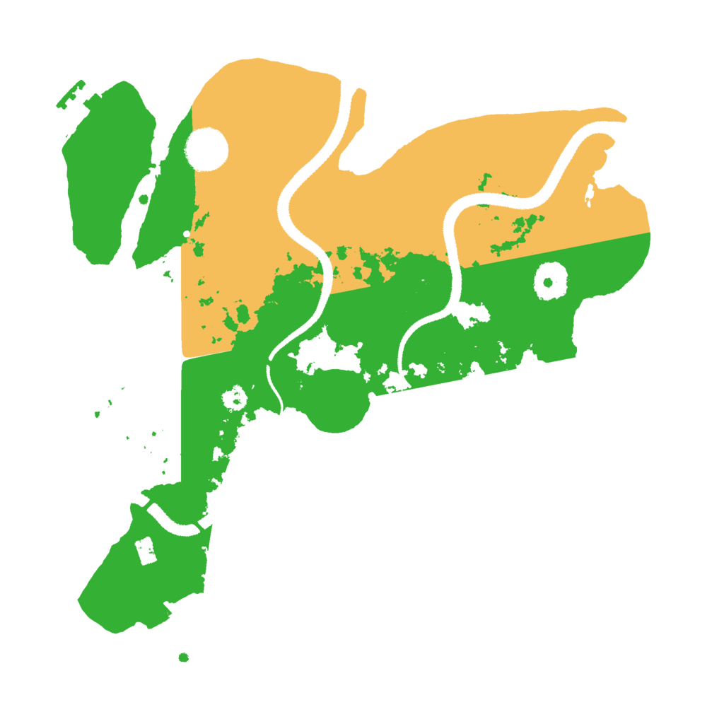Biome Rust Map: Procedural Map, Size: 3000, Seed: 1870174465