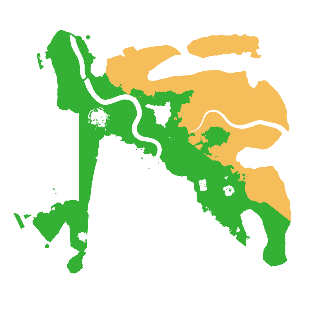 Biome Rust Map: Procedural Map, Size: 3000, Seed: 619345339