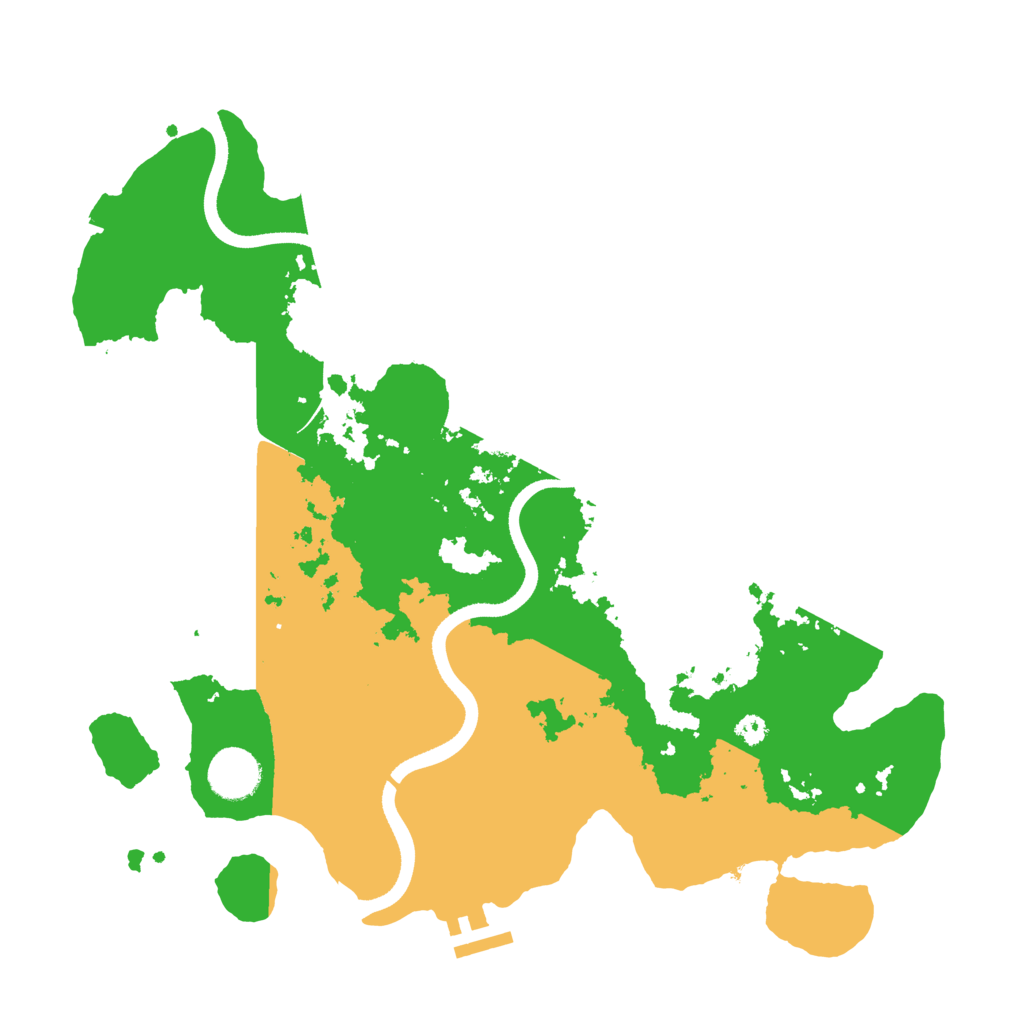 Biome Rust Map: Procedural Map, Size: 3500, Seed: 1578772748