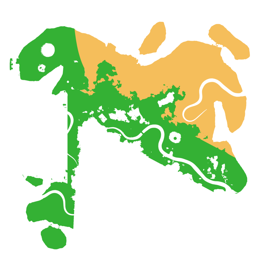 Biome Rust Map: Procedural Map, Size: 3500, Seed: 1024234277