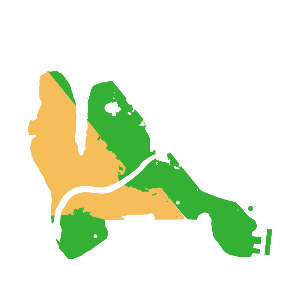 Biome Rust Map: Procedural Map, Size: 2300, Seed: 8432157