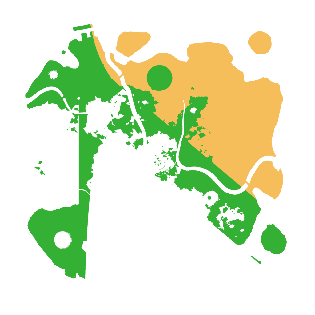 Biome Rust Map: Procedural Map, Size: 3250, Seed: 816297644