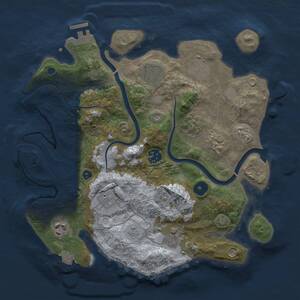 Thumbnail Rust Map: Procedural Map, Size: 3250, Seed: 816297644, 13 Monuments