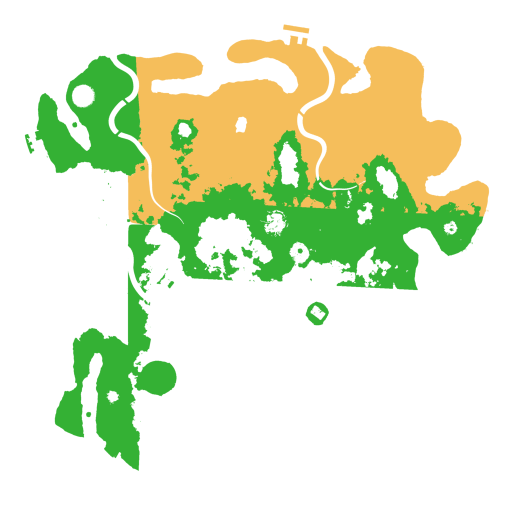 Biome Rust Map: Procedural Map, Size: 4000, Seed: 456684