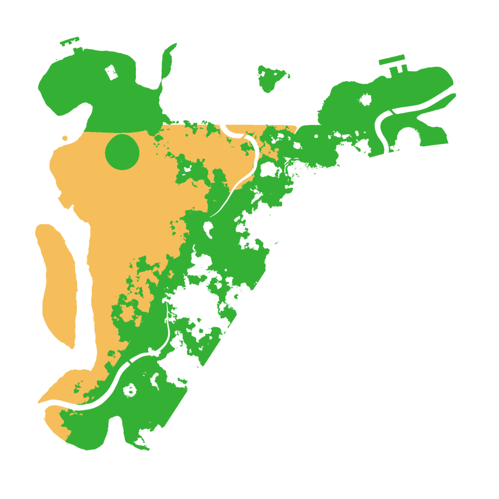 Biome Rust Map: Procedural Map, Size: 3850, Seed: 3321