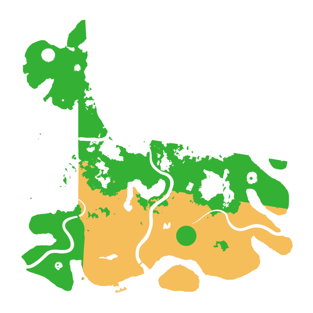 Biome Rust Map: Procedural Map, Size: 4096, Seed: 1829561577