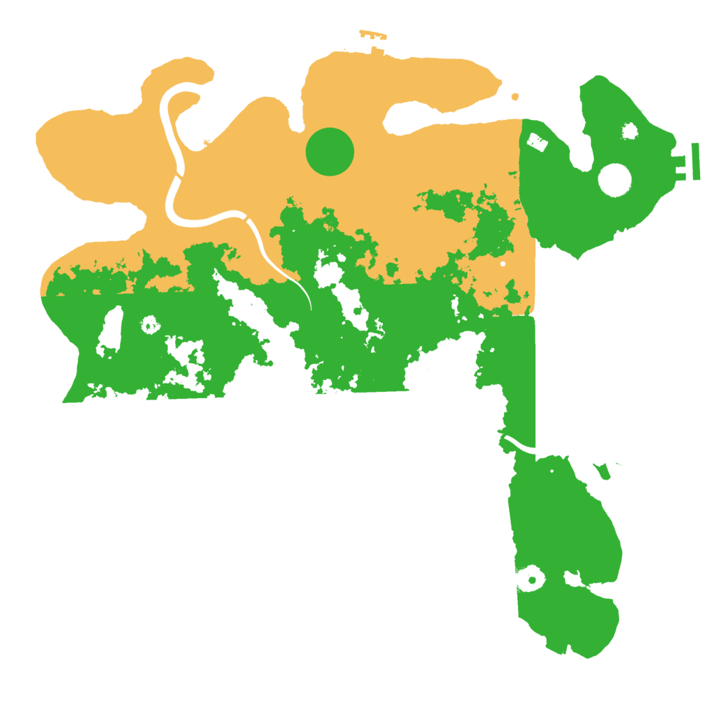 Biome Rust Map: Procedural Map, Size: 3900, Seed: 700000