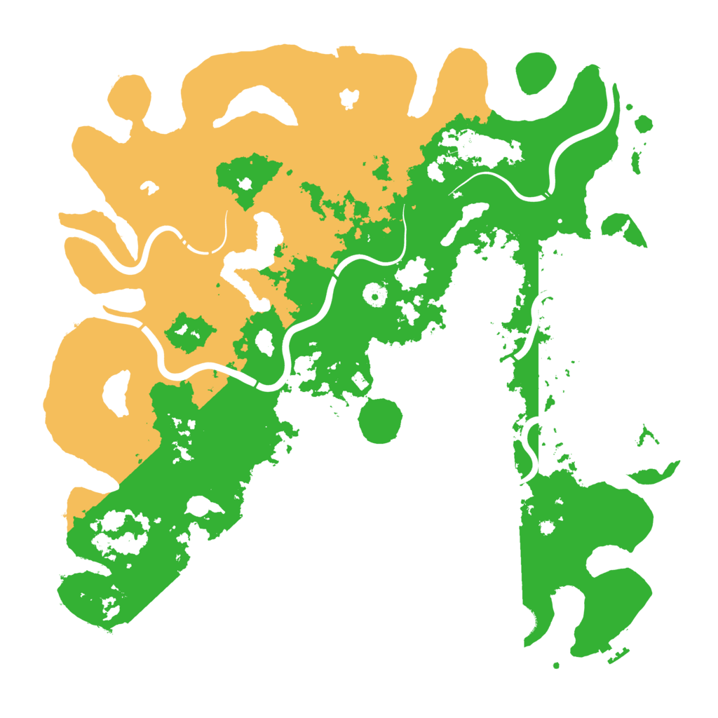 Biome Rust Map: Procedural Map, Size: 4500, Seed: 13263942