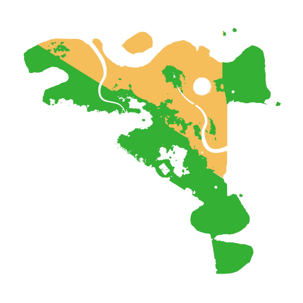 Biome Rust Map: Procedural Map, Size: 3000, Seed: 2612