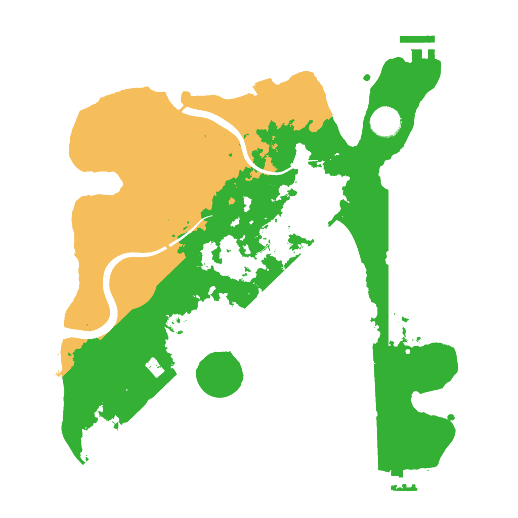 Biome Rust Map: Procedural Map, Size: 3000, Seed: 6154723