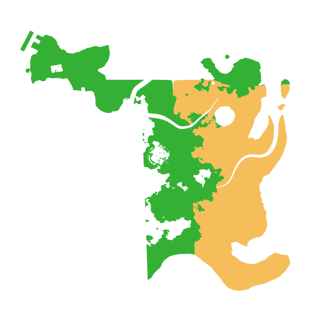 Biome Rust Map: Procedural Map, Size: 3000, Seed: 467676