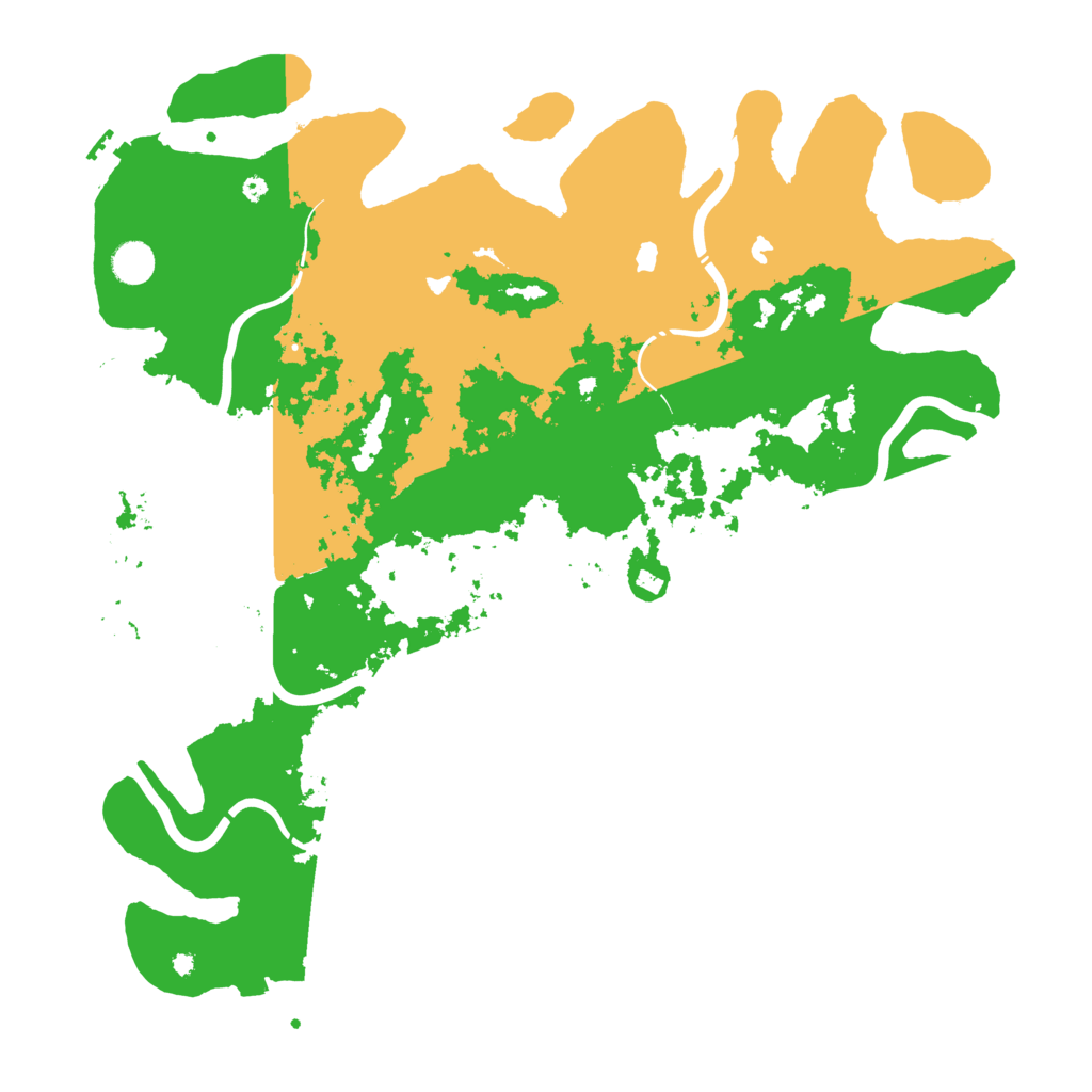 Biome Rust Map: Procedural Map, Size: 4500, Seed: 411284829