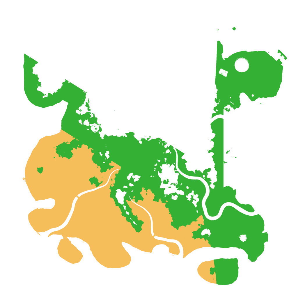 Biome Rust Map: Procedural Map, Size: 3700, Seed: 302775712