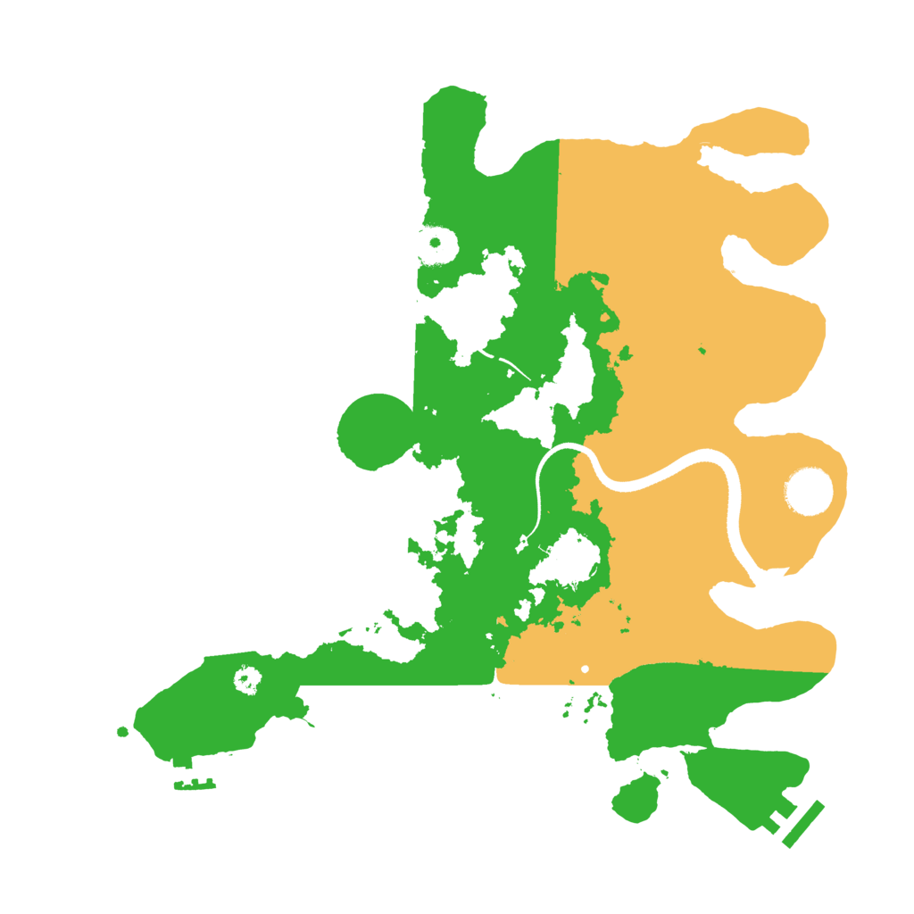 Biome Rust Map: Procedural Map, Size: 3350, Seed: 1824174326