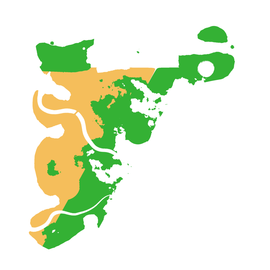 Biome Rust Map: Procedural Map, Size: 3000, Seed: 8991
