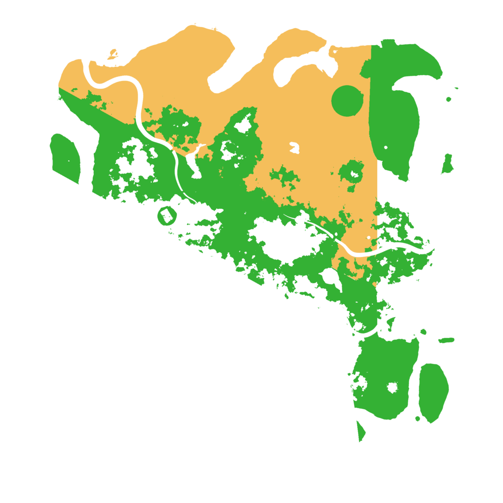 Biome Rust Map: Procedural Map, Size: 4250, Seed: 71486376