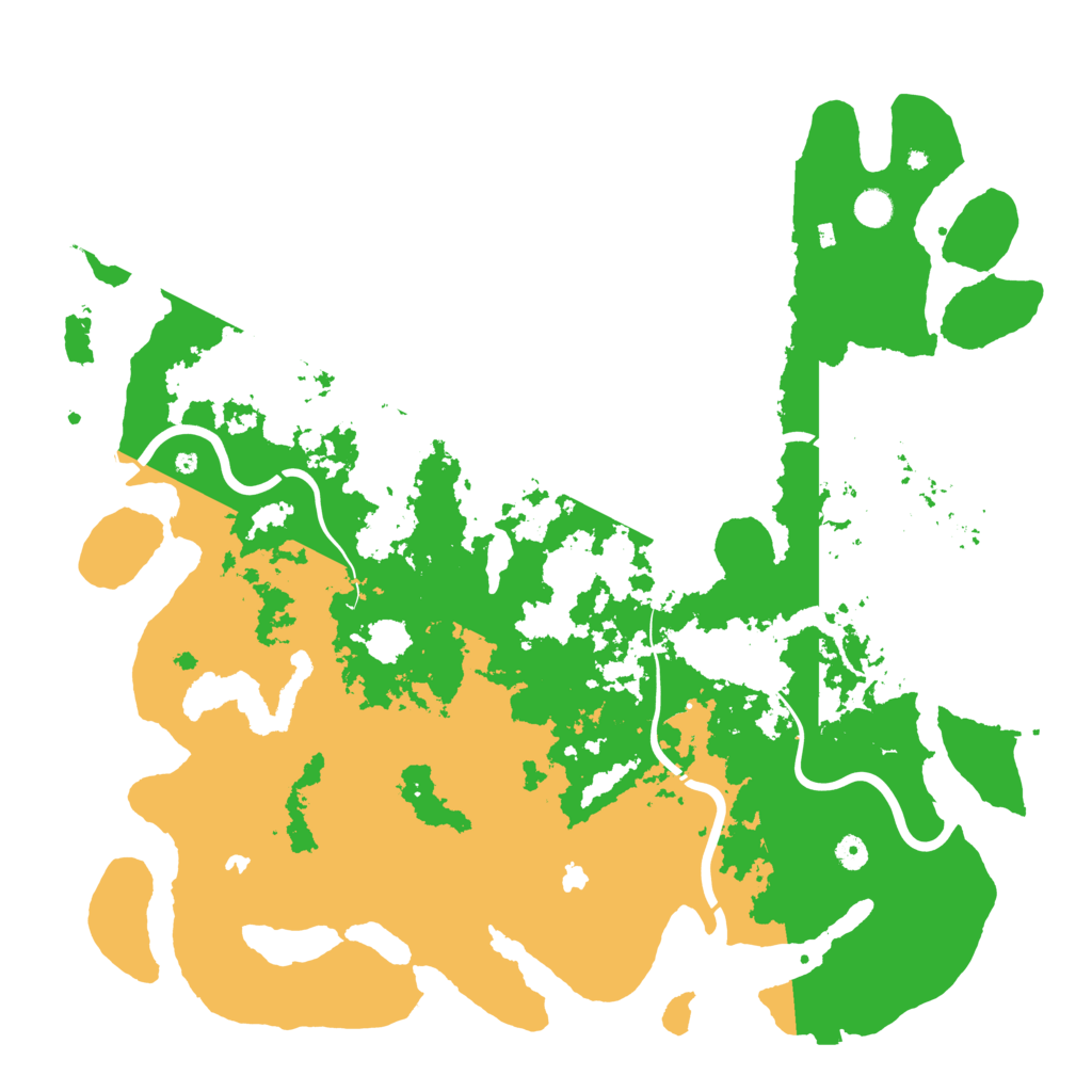 Biome Rust Map: Procedural Map, Size: 5000, Seed: 736078954