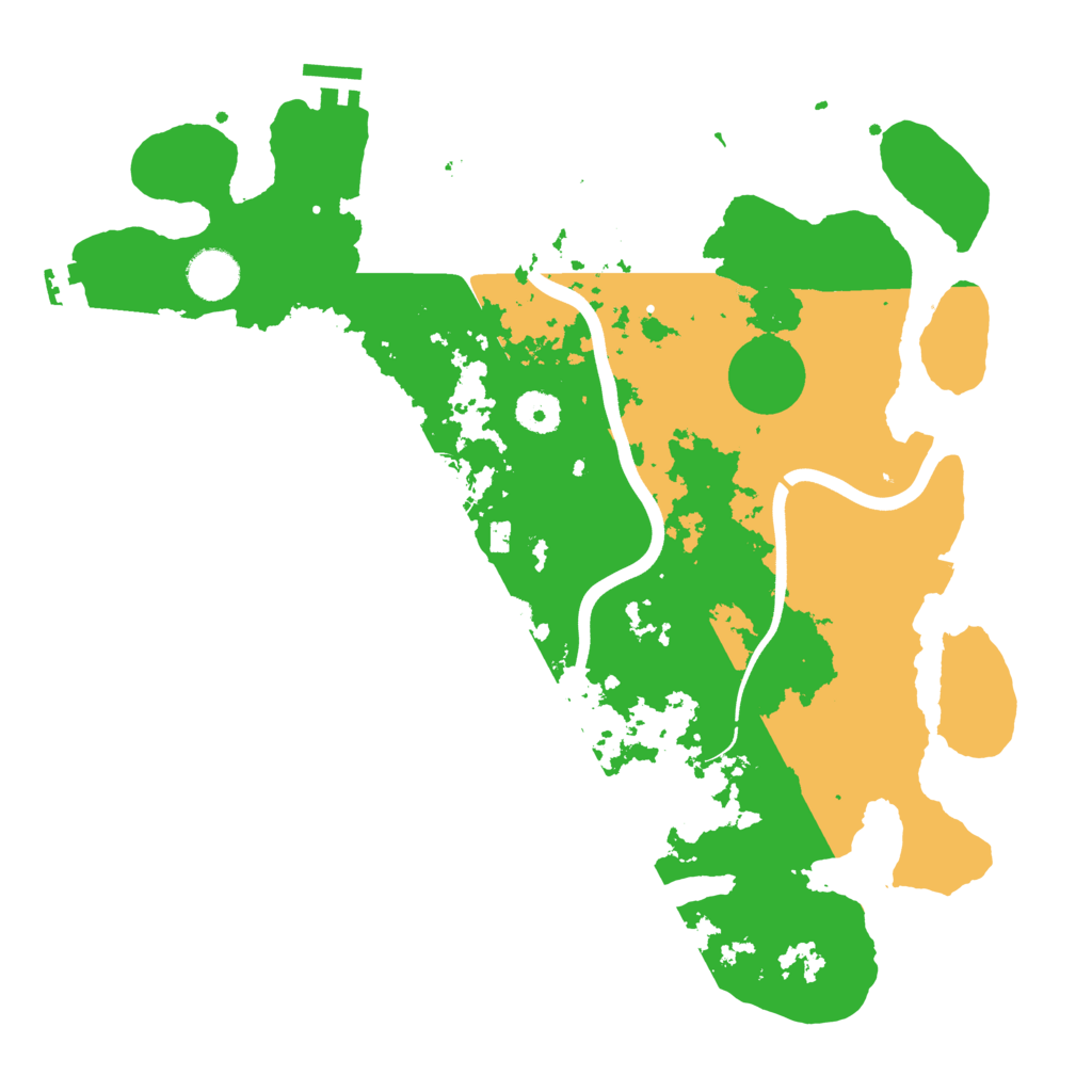 Biome Rust Map: Procedural Map, Size: 3750, Seed: 109364147