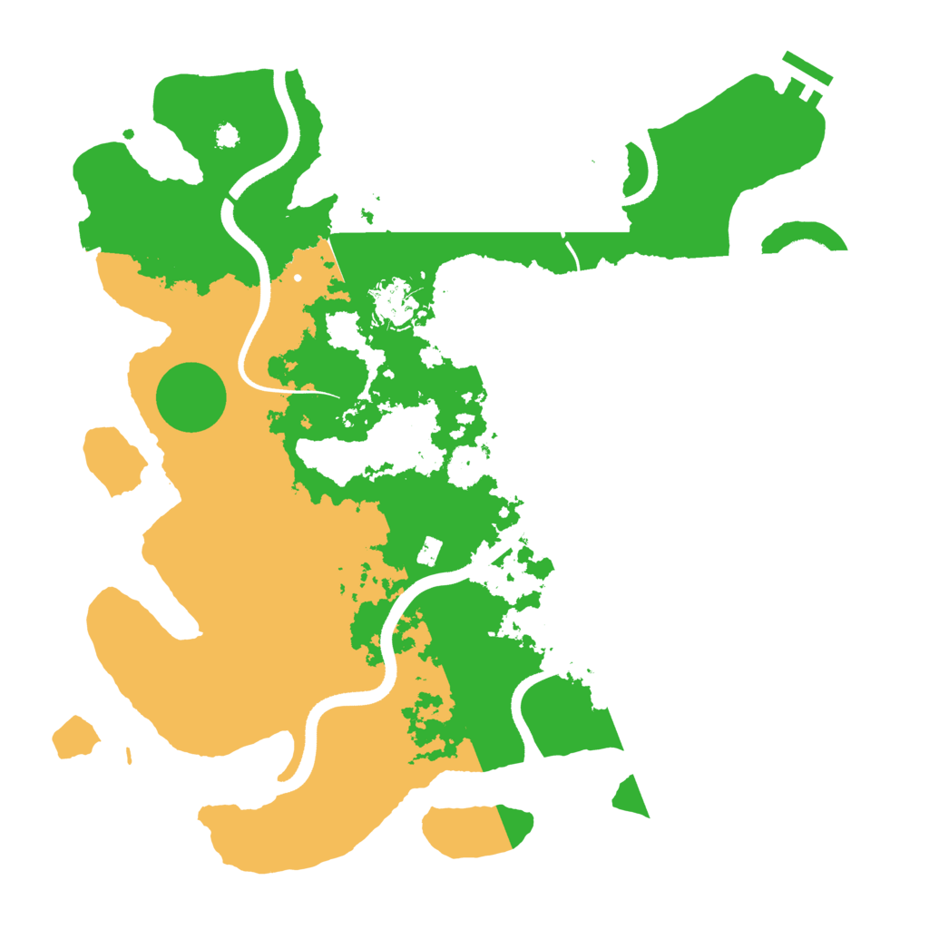 Biome Rust Map: Procedural Map, Size: 3500, Seed: 1856213718