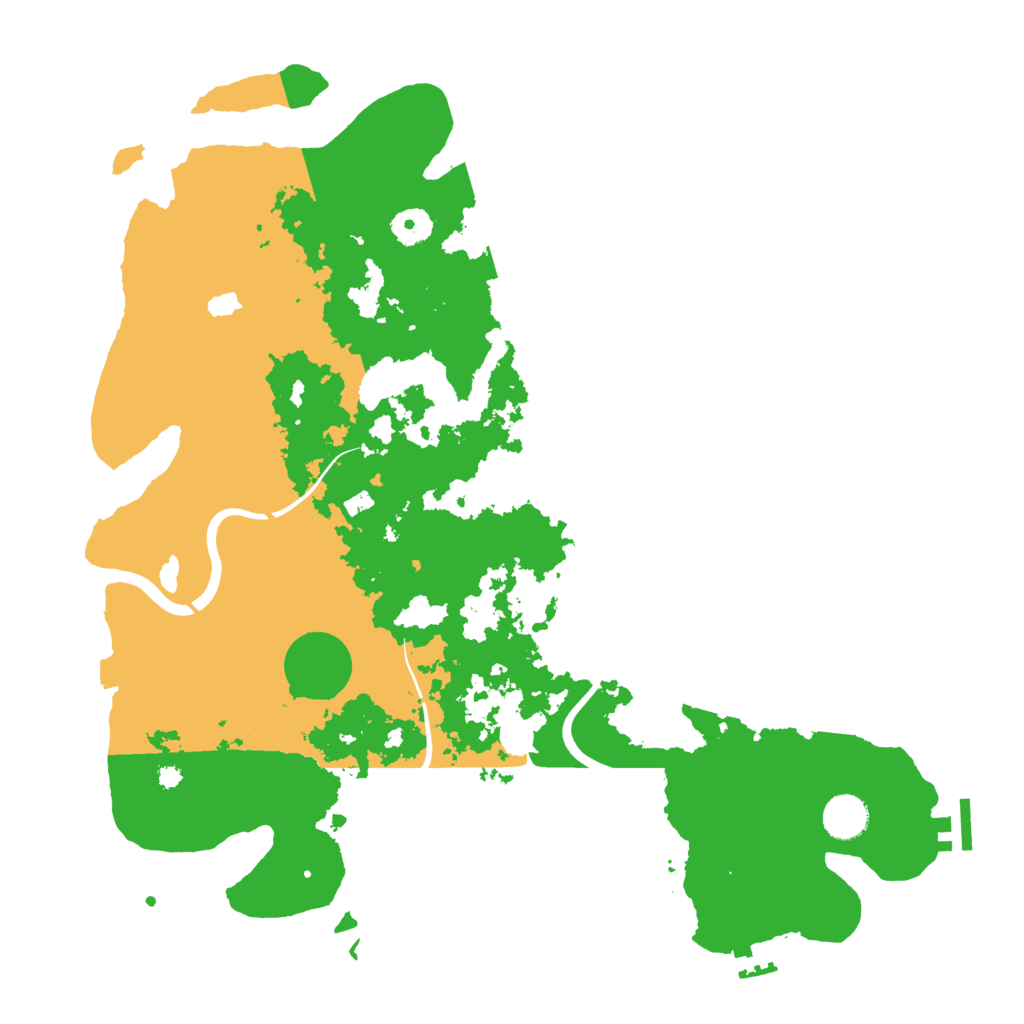 Biome Rust Map: Procedural Map, Size: 4000, Seed: 1490049280