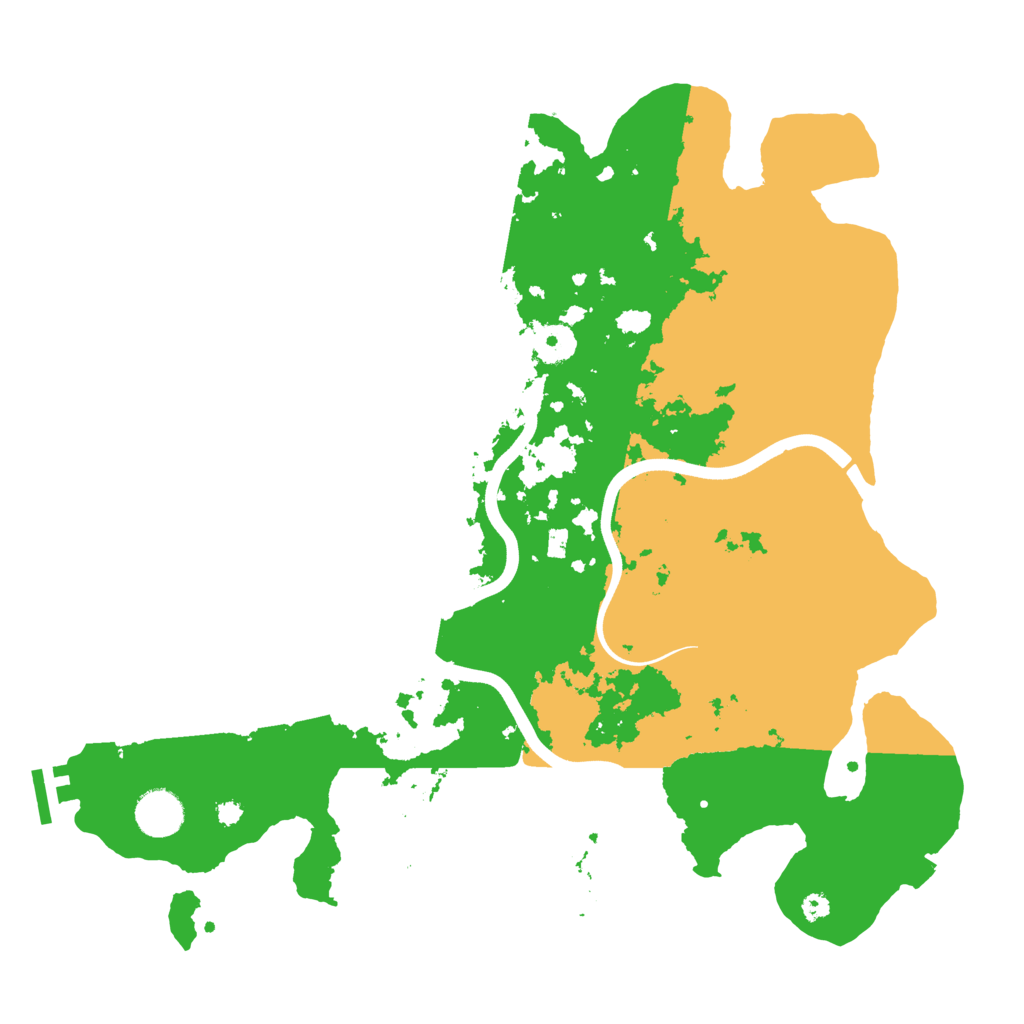 Biome Rust Map: Procedural Map, Size: 3750, Seed: 5103712