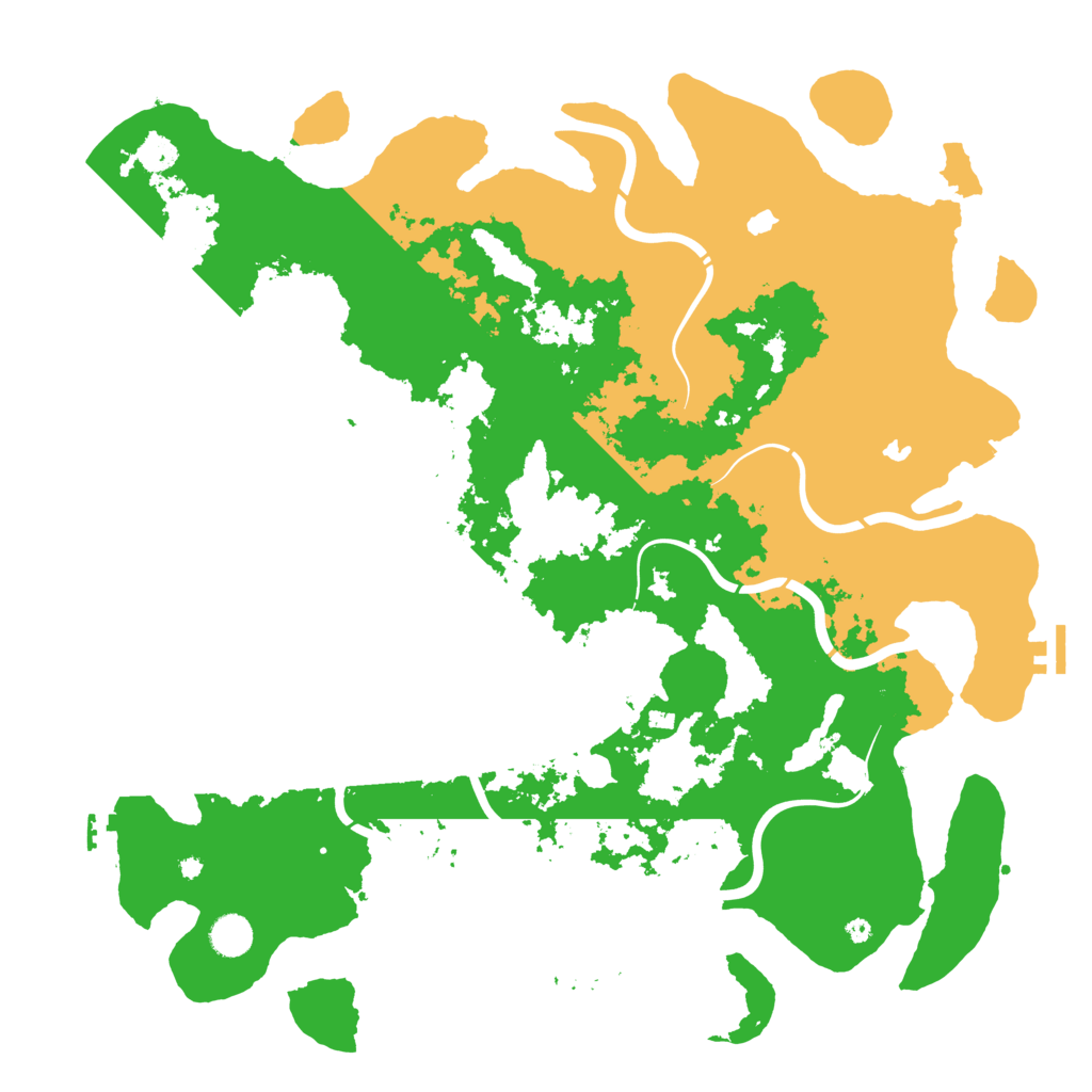 Biome Rust Map: Procedural Map, Size: 4500, Seed: 211488803